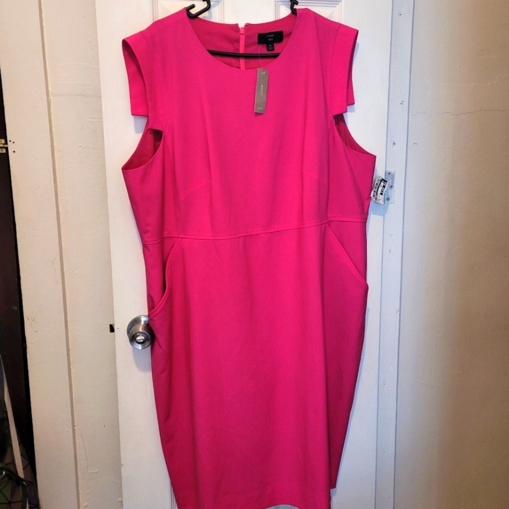 Hot Pink JCrew Dress Size 16